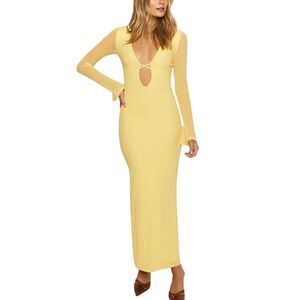 Ariel Tesoro Womens  Vent Maxi Dress